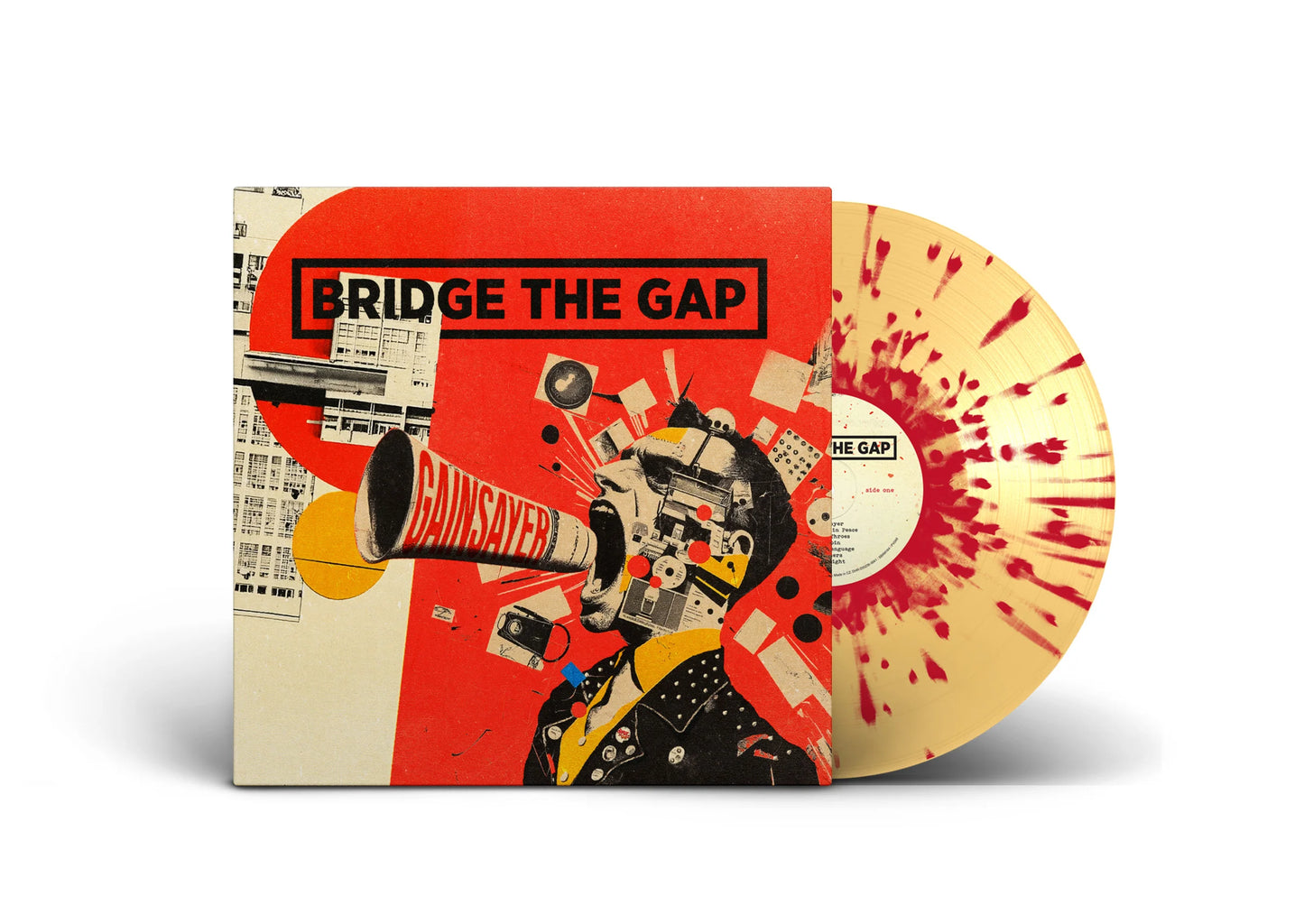 Bridge The Gap 'Gainsayer' LP | Walking Wounded Red Splatter